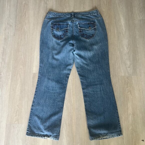 Just My Size Womens Jeans Size 18W Casual Soft Denim Stretch - Picture 2 of 5